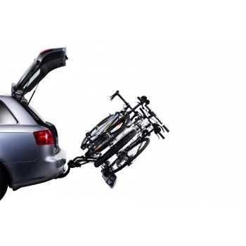 Porte-vélos d'attelage plate-forme THULE EuroRide 943 pour 3 vélos