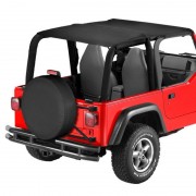 Bikini® Tops Safari noir Jeep WranglerTJ 2003-2006