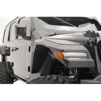 Aile avant FAB FOURS Jeep Wrangler JL 4 portes avec emplacement des feux