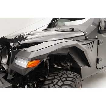 Aile avant FAB FOURS Jeep Wrangler JL 4 portes avec emplacement des feux