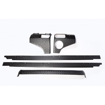 Kit de protection strie noir Jeep Wrangler JK 4 Portes 2007-2018