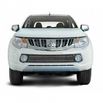 Enjoliveur avant sous calandre INOX MITSUBISHI L200 - FIAT FULLBACK...