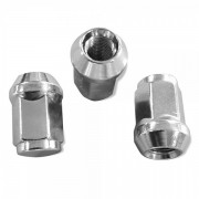 Ecrou de roue chromé 14X1,50 pour clé 19 mm Toyota HDJ 100-200-HZJ78-79  - Range Rover P38 - VW Amarok