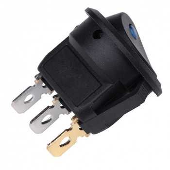 Interrupteur à bascule Bouton marche/arrêt Auto illuminé avec 4 Couleur LED (8 pièces)
