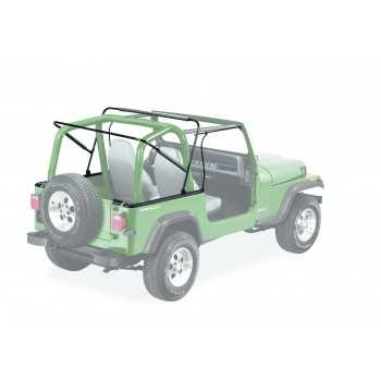 Capotage Supertop® BESTOP noir CJ-Wrangler 76-95 (vitres teintées)