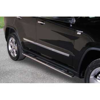 Marche pieds inox ovale Jeep Grand Cherokee 2011-2014