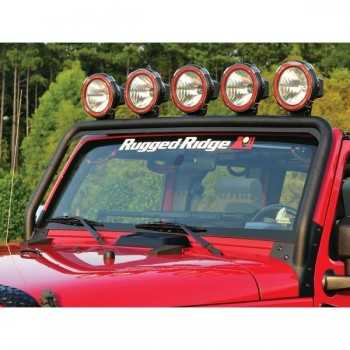 Support de phare sur pare brise Jeep Wrangler JK 2007-2018