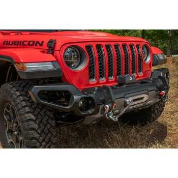 Pare-chocs avant Venator avec support de treuil Jeep Wrangler JL 2018-