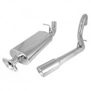 Silencieux arriere inox Jeep Wrangler TJ 4.0 L,2.5L OU 2L4 2000-2006