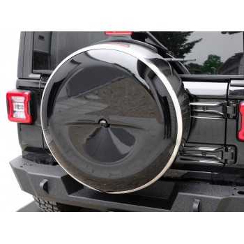 Couvre roue inox - 255/75R17 - 255/70R18 Jeep Wrangler JL 2018+