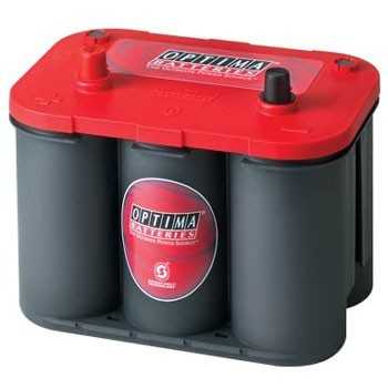 BATTERIE OPTIMA ROUGE 815A 12VOLTS borne + à gauche