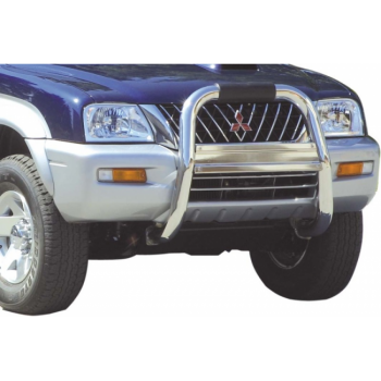 Big bar 76 mm inox Usage Hors Route Mitsubishi L200 2002-2006