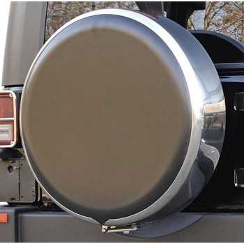 Couvre roue inox - 255-75R17 - 255-70R18 Jeep Wrangler JK