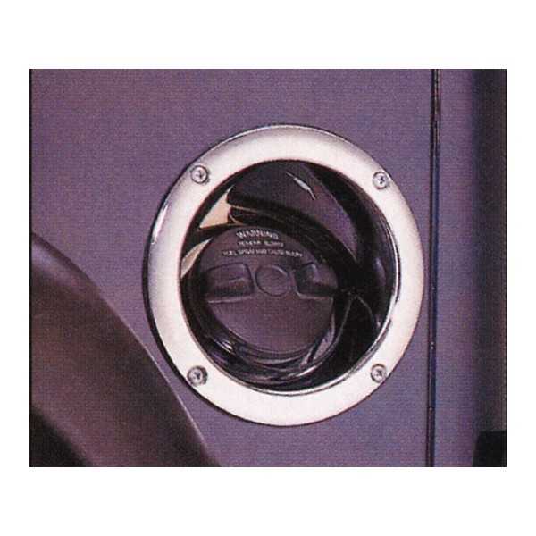 Enjoliveur de bouchon de reservoir plastique chromé Jeep Wrangler TJ 1997-2006