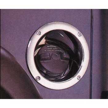 Enjoliveur de bouchon de reservoir plastique chromé Jeep Wrangler TJ 1997-2006