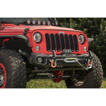 Pare-chocs avant Arcus a/support de treuil et crochets Jeep Wrangler JK 07-18