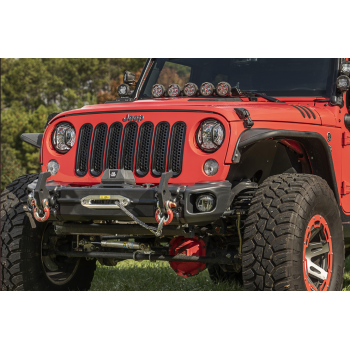 Pare-chocs avant Arcus a/support de treuil et crochets Jeep Wrangler JK 07-18