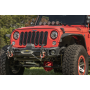 Pare-chocs avant Arcus a/support de treuil et crochets Jeep Wrangler JK 07-18