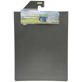 Bavette caoutchouc plain black 47X61 cm