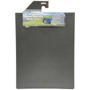 Bavette caoutchouc plain black 47X61 cm