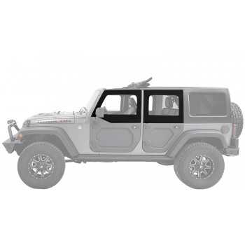 Portes avant supérieures noir Bestop Jeep Wrangler JK 2007-2018