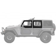 Portes avant supérieures noir Bestop Jeep Wrangler JK 2007-2018