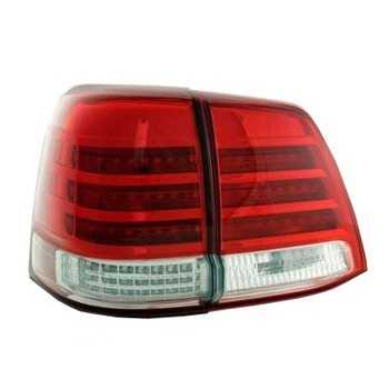 KIT 4 FEUX ARRIERE ROUGE-BLANC A LED POUR TOYOTA VDJ 200