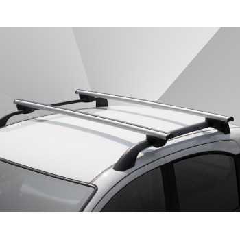 Barres de toit AERO-RAILING Nissan Pathfinder avec railing 2005-