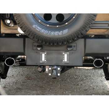 Silencieux d'échappement double sortie Jeep Wrangler JK 3,8L V6 2007-2018