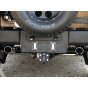 Silencieux d'échappement double sortie Jeep Wrangler JK 3,8L V6 2007-2018