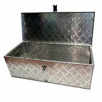 Coffre de rangement en aluminium