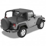 Bikini® Tops noir Jeep Wrangler JK 2007-2009 2 portes