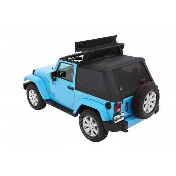 Capotage Bestop® trektop nx plus noir Jeep Wrangler JK 2 Portes 07-18