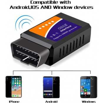 Plate-forme de pris en charge: iPhone, Android, Windows, PC. OBD SCAN est l'outil d'analyse