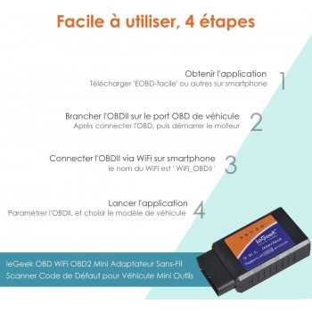 Il est uniquement un outil de diagnostic pour scanner le code de votre voiture, il détecte le code de défaut de véhicule