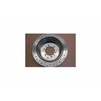 Disque de frein avant DBA Rainuré Mitsubishi 3l2 DID 2000+