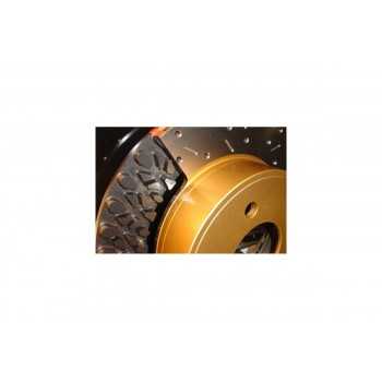 Disque de frein avant DBA Rainuré Mitsubishi 3l2 DID 2000+