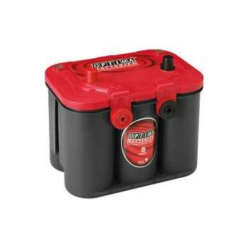 Batterie OPTIMA ROUGE 50 Ah 12 VOLTS borne + à gauche