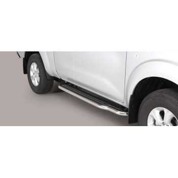 Marche pieds inox 50mm Nissan Navara NP300 2016+ 2 Portes
