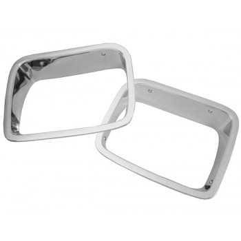 Entourage de phare chromé Jeep Wrangler YJ de 1987-1995