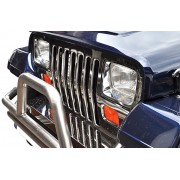 Entourage de phare chromé Jeep Wrangler YJ de 1987-1995
