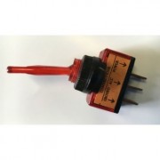 INTERRUPTEUR LUMINEUX ROUGE 12 V