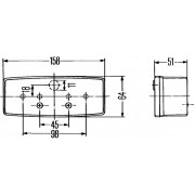Feu clignotant avant droit Jeep Wrangler YJ 1987-1995