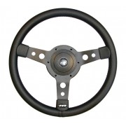 Volant vinyl noir diamètre 36 cm Spécial LAND ROVER