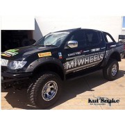 Elargisseurs d'ailes Mitsubishi L200 ML - 2006-2015 75 mm large