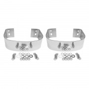 Demi pare chocs arrière bumperette inox jeep CJ & Wrangler 1976-1995