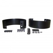 Demi pare chocs arrière bumperette noire jeep CJ & Wrangler 1976-1995