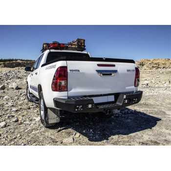 Pare choc arrière aluminium 6 mm Toyota Hilux 2016+ avec leds