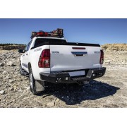 Pare choc arrière aluminium 6 mm Toyota Hilux 2016+ avec leds