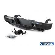Pare choc arrière aluminium 6 mm Toyota Hilux 2016+ avec leds